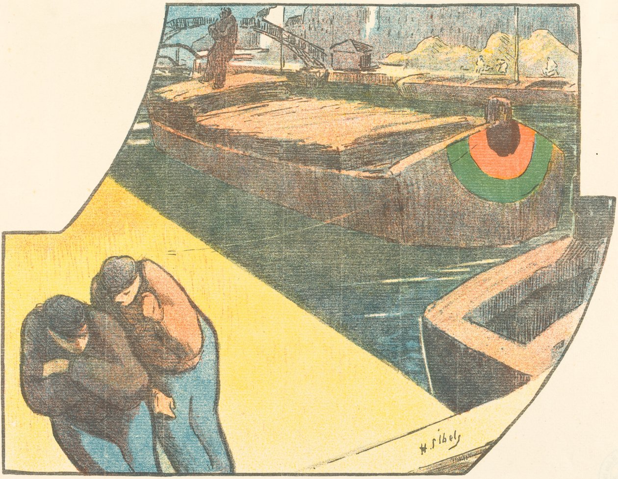 Boubouroche; knekt av hjerter av Henri Gabriel Ibels