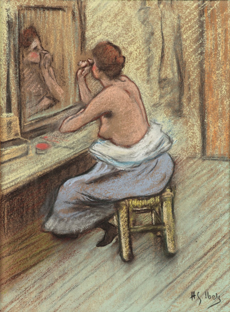Lie Lie, ca. 1895. av Henri Gabriel Ibels
