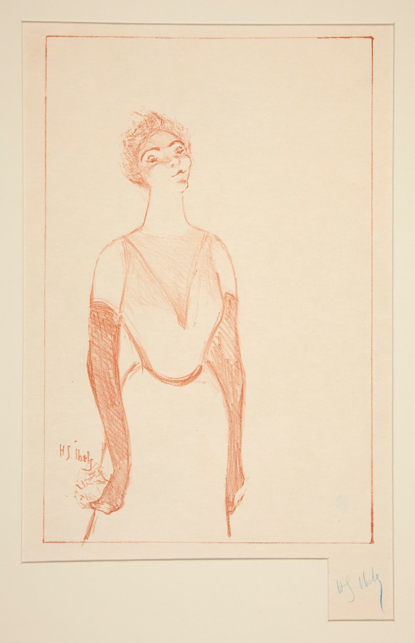 Yvette Guilbert av Henri Gabriel Ibels