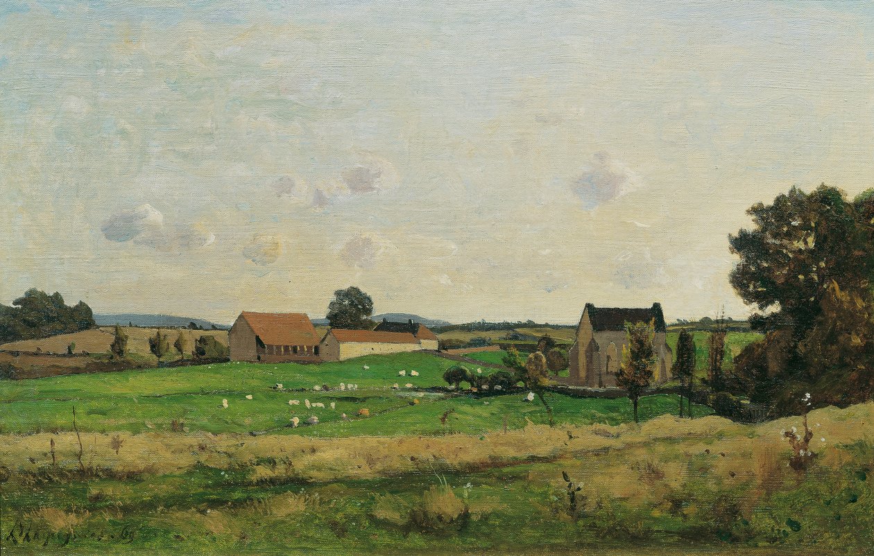 The Estate of Saulce (Gonne Dept.) av Henri Joseph Harpignies