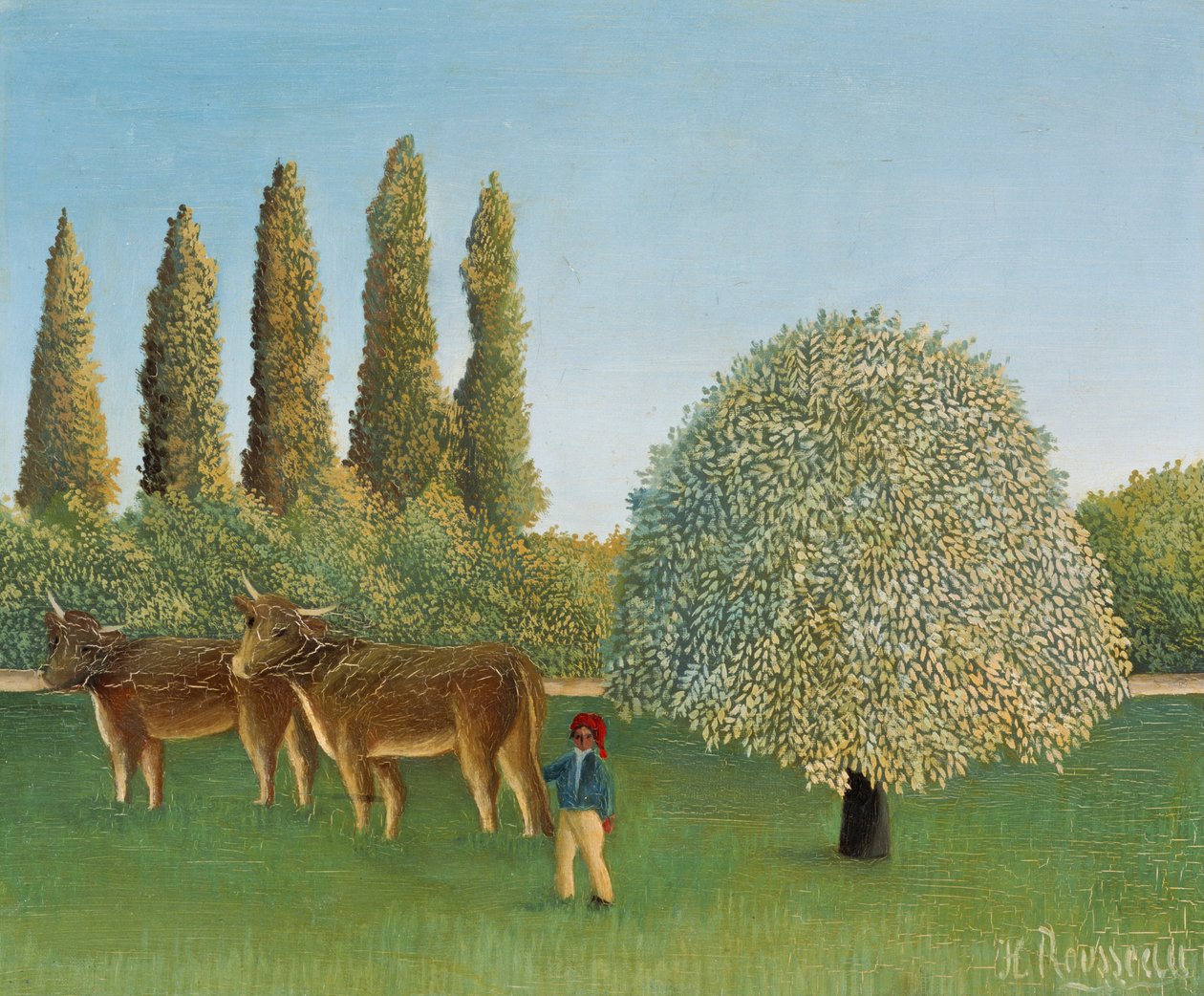 Meadowland (The Pasture) av Henri Rousseau