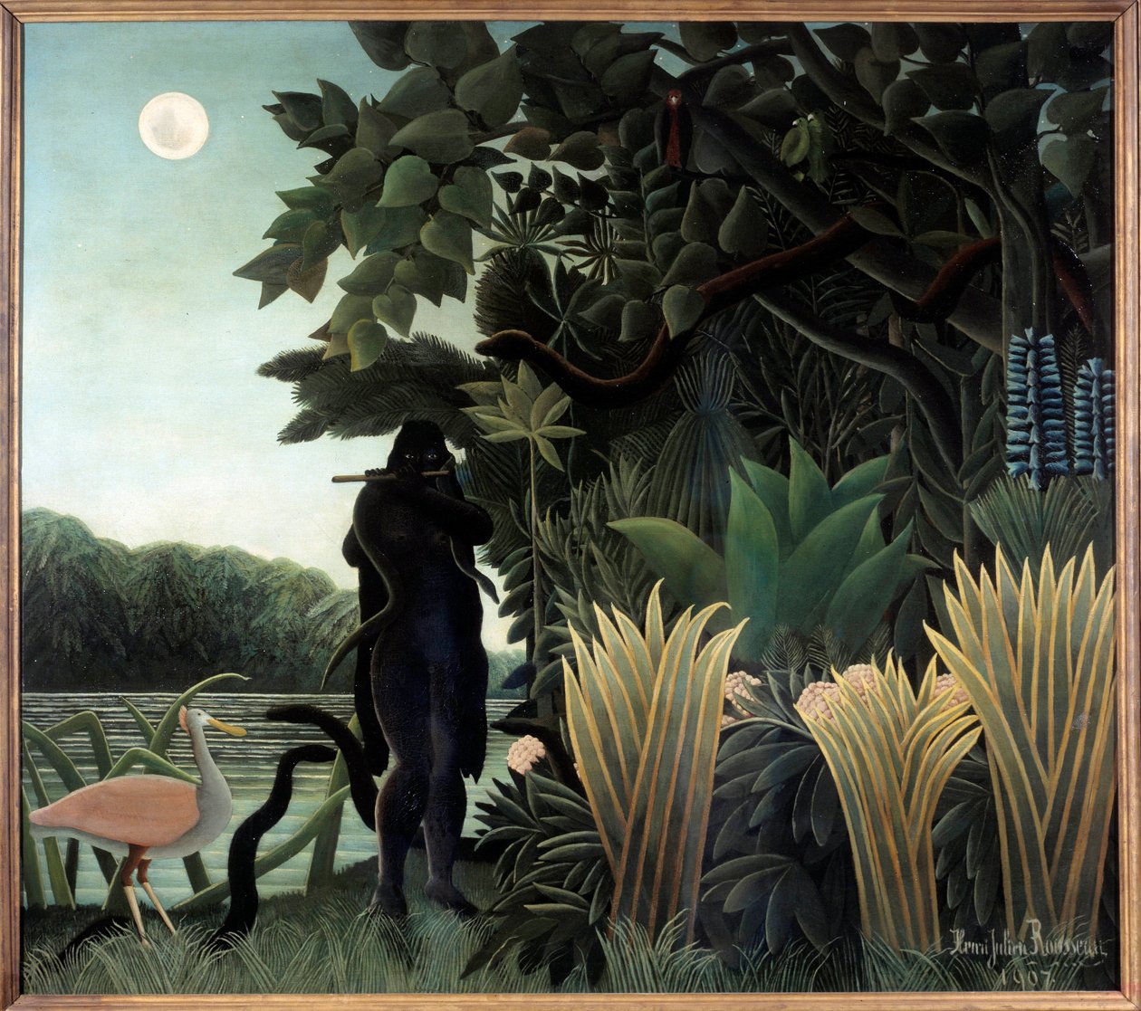 Slangejarmeren av Henri J.F. (1844 1910) Rousseau