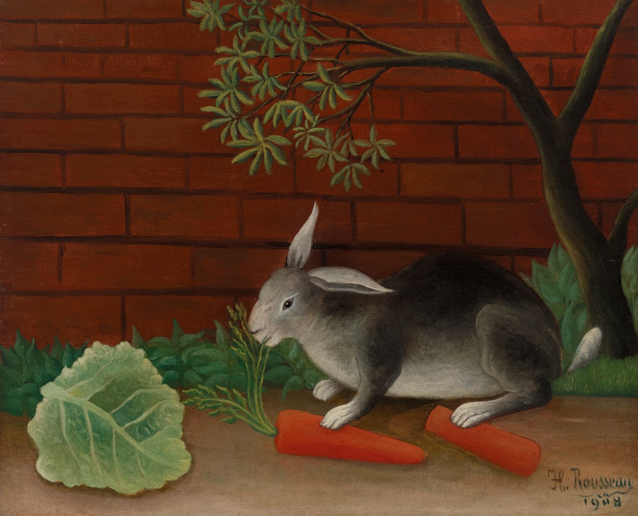 Kanin, 1908 av Henri J.F. 1844 1910 Rousseau