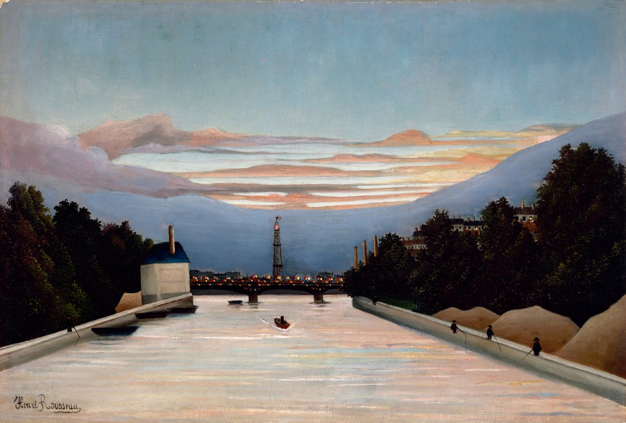 Eiffeltårnet, ca. 1898 av Henri J.F. 1844 1910 Rousseau