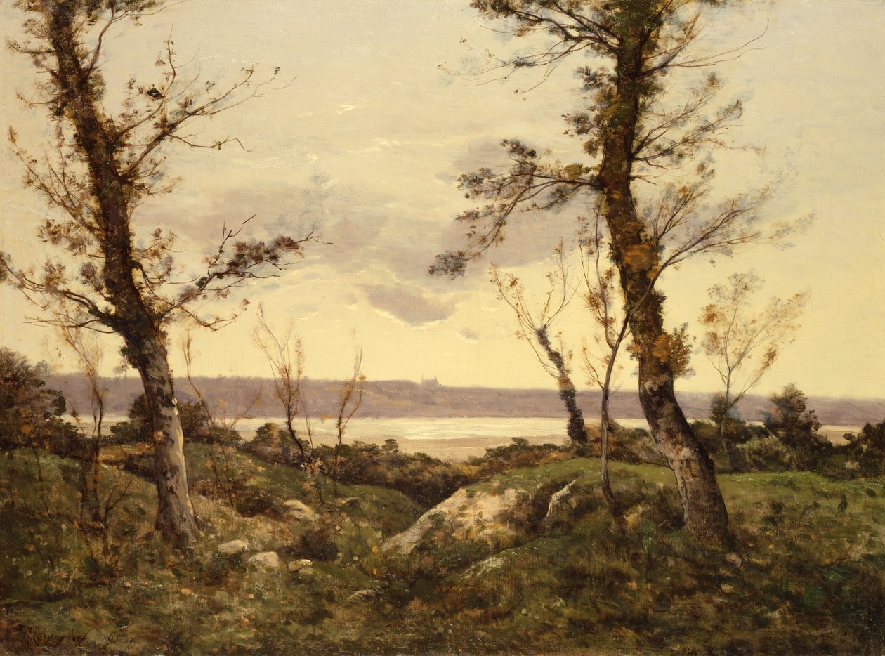 Elvemunningen, 1895 av Henri Joseph Harpignies