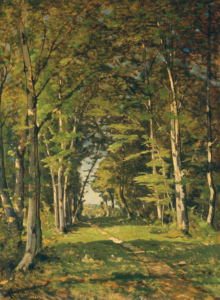 The Woods of Famars, 1887 av Henri Joseph Harpignies