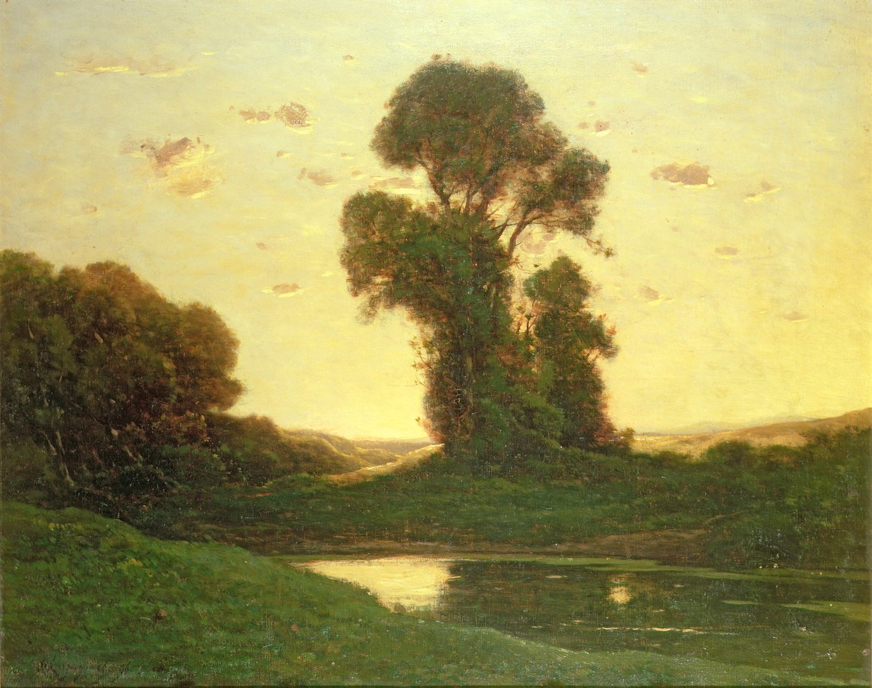 Utsikt i Campagna av Henri Joseph Harpignies
