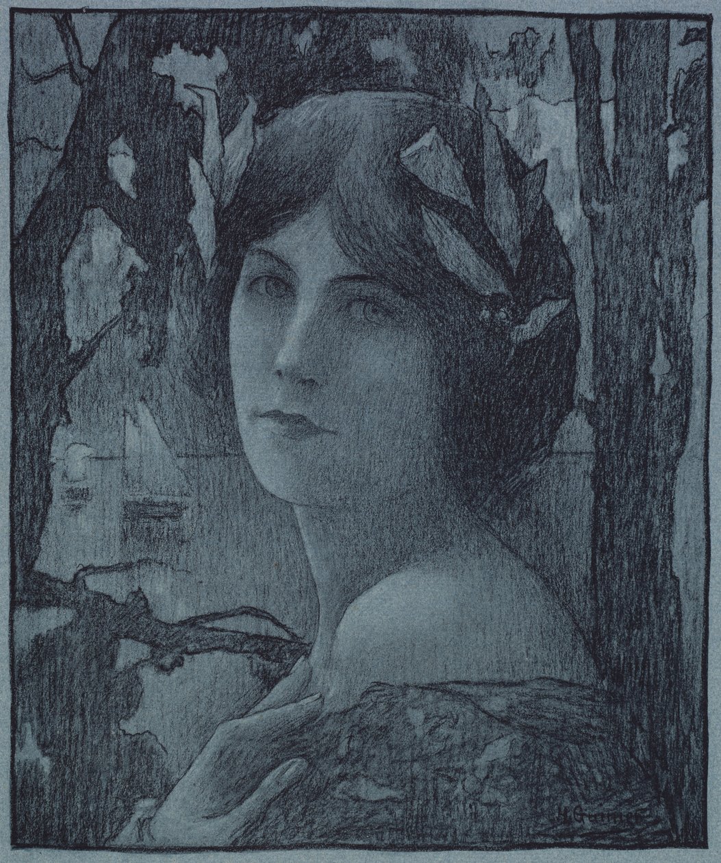 Mild natt av Henri Jules Guinier