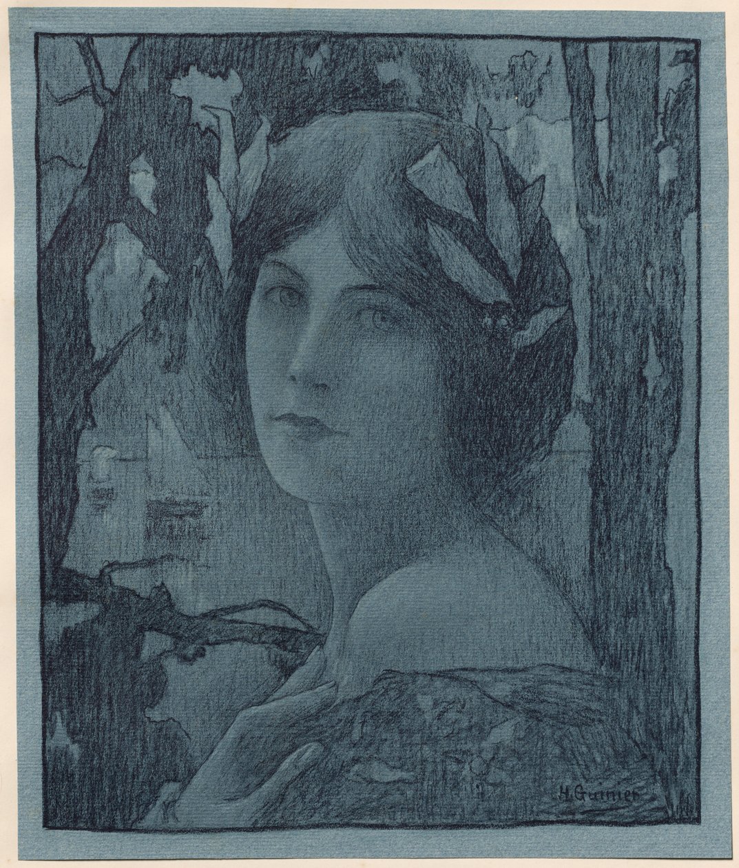 Søt natt, 1899. av Henri Jules Guinier
