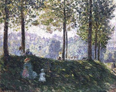 Barn i en park av Henri Lebasque