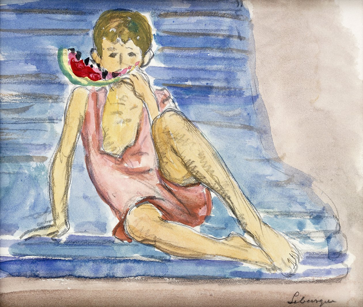 Kunstnerens sønn; Kunstnerens sønn, av Henri Lebasque