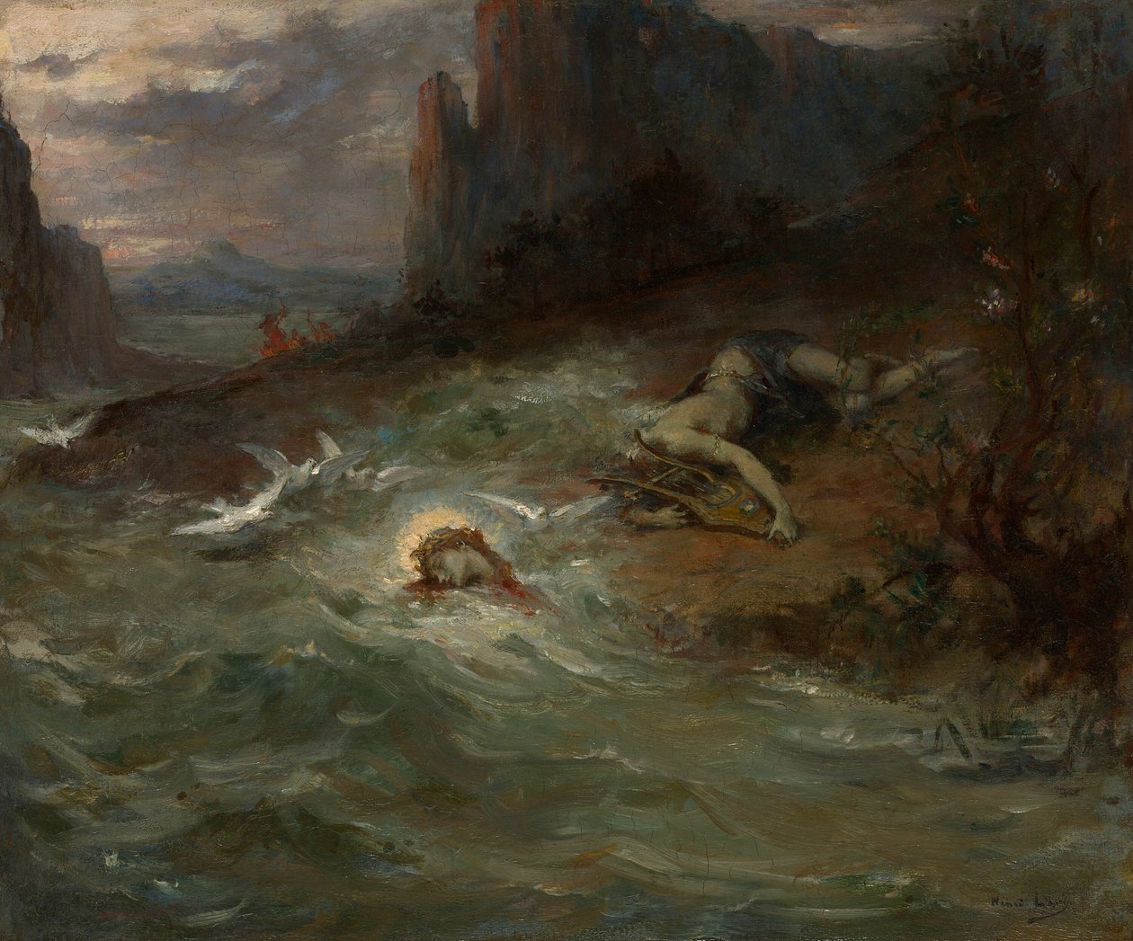 Orfeus død av Henri Leopold Levy