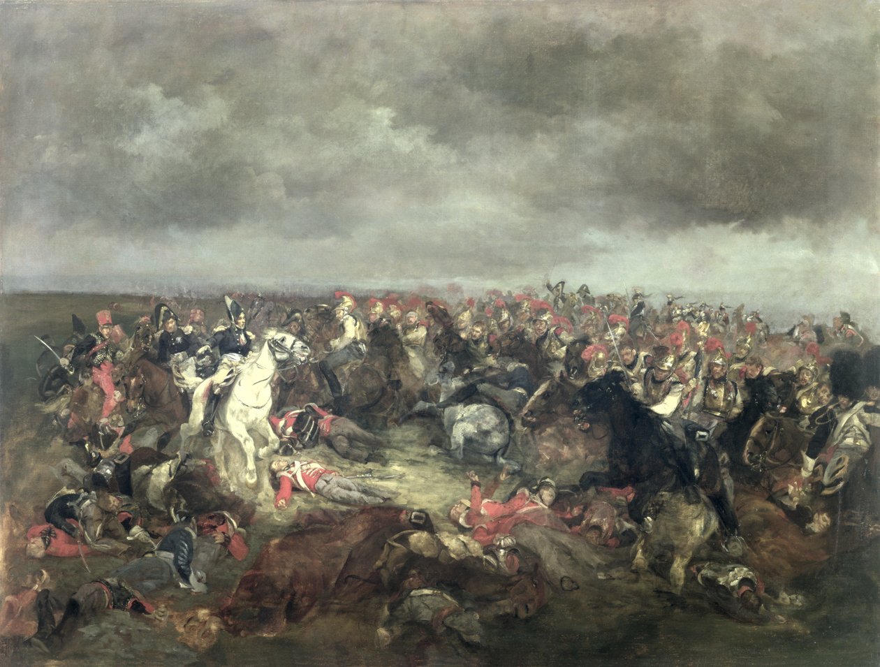 Marshal Ney (1769-1815) og Waterloo, 1869 av Henri Louis Dupray