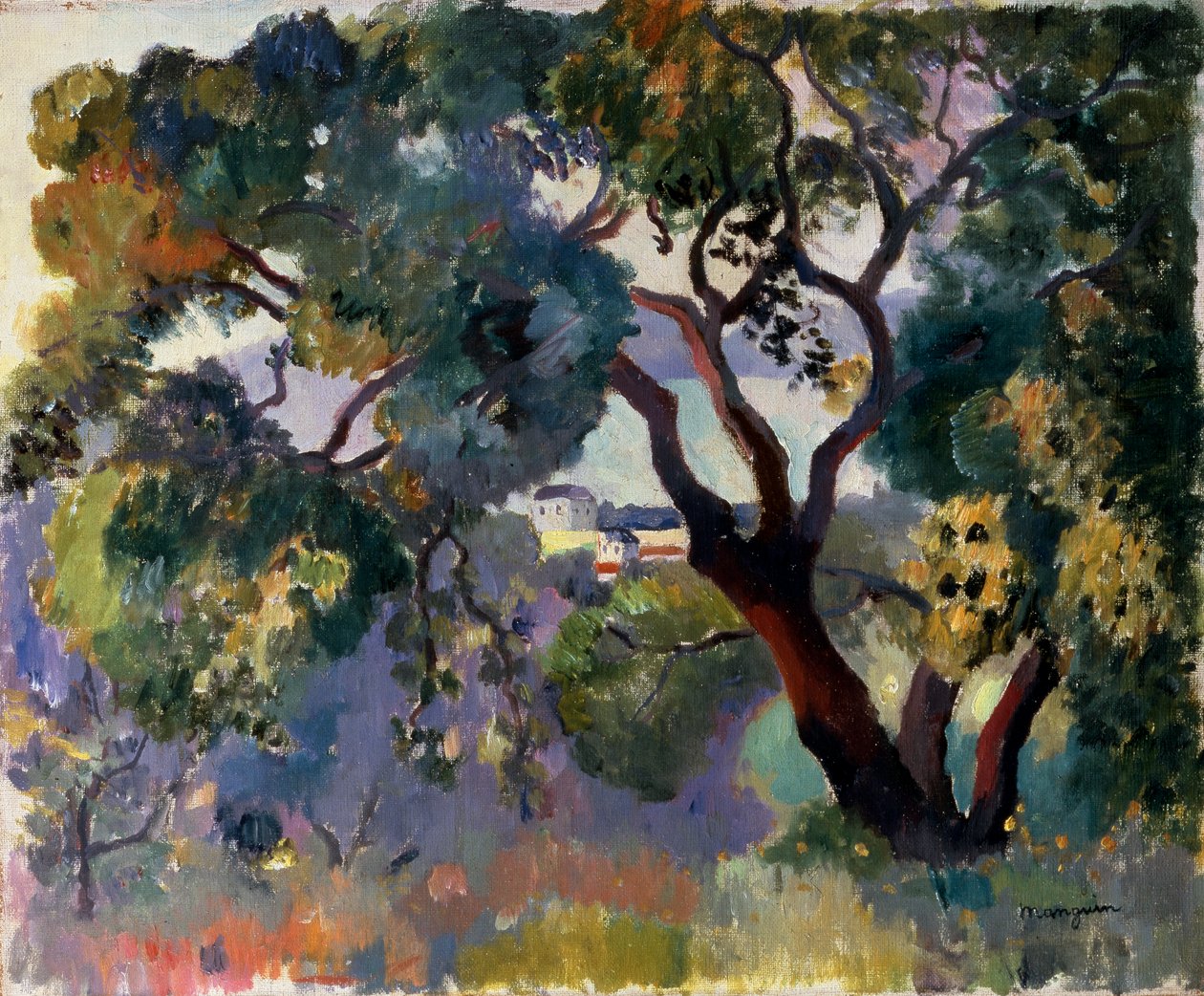 'Landskap i Saint-Tropez', 1905. av Henri Manguin