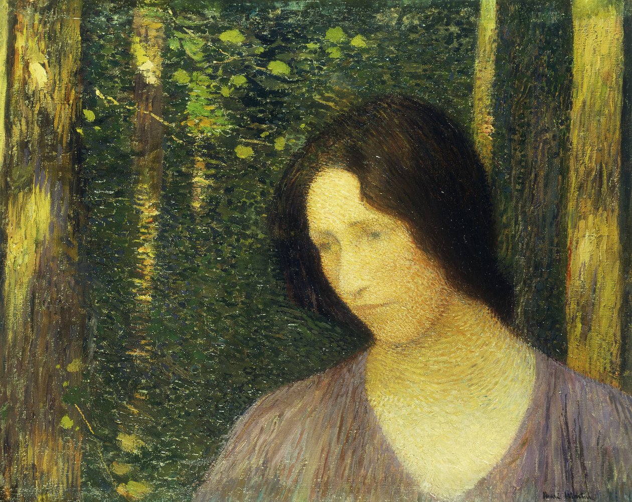 Hodet til en kvinne; Tete de Femme, av Henri Martin
