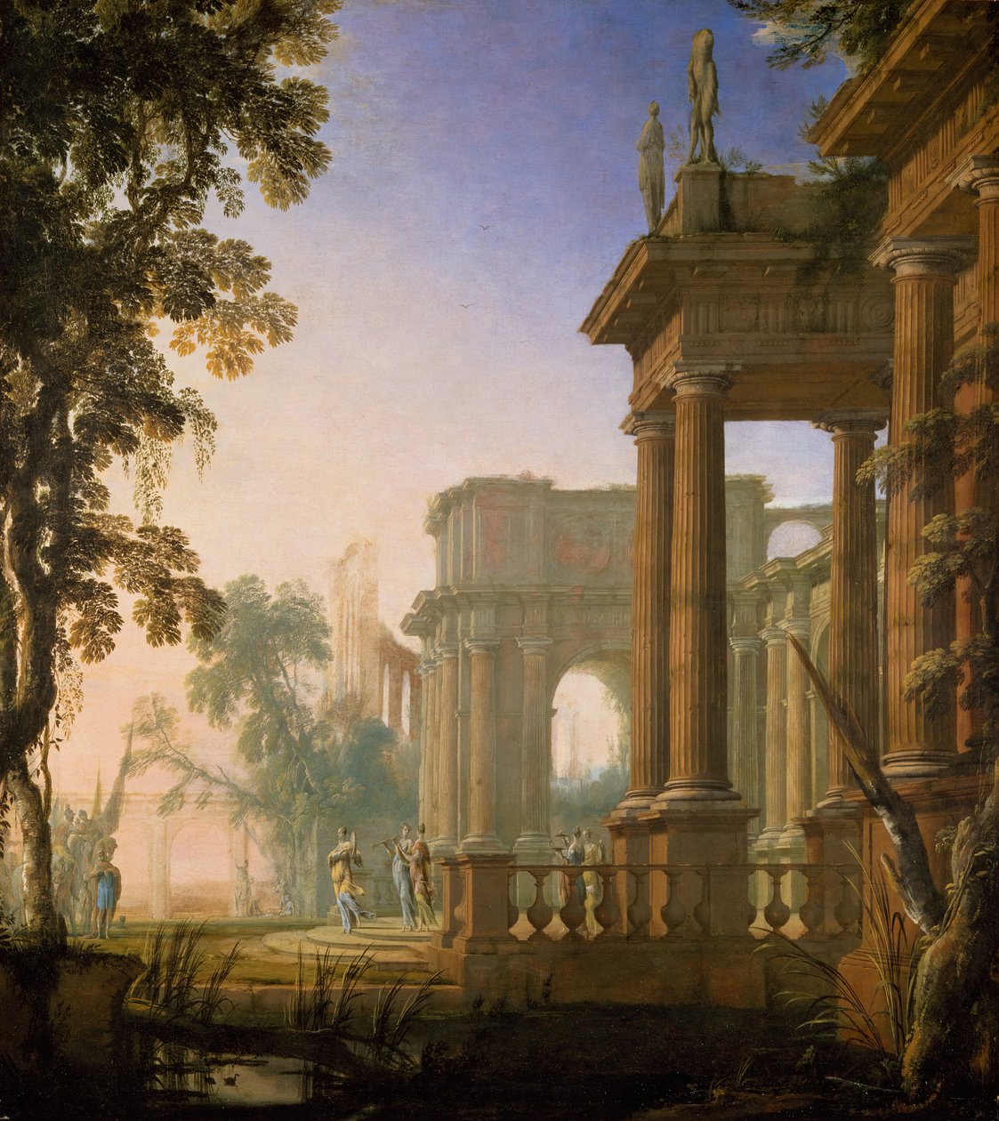 Jefta og hans datter, 1650-1700 av Henri Mauperche