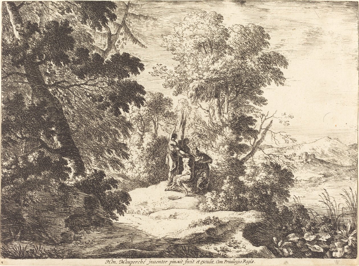 Flagingen av Marsyas av Henri Mauperche