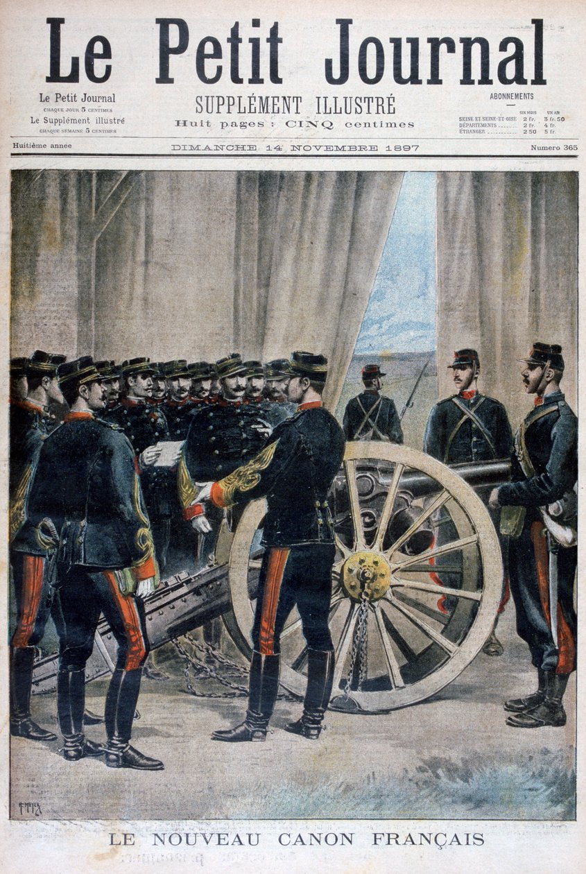 En ny fransk kanon, 1897. av Henri Meyer