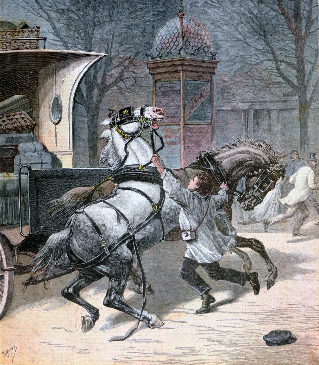 En ung modig mann, Paris, 1892 av Henri Meyer