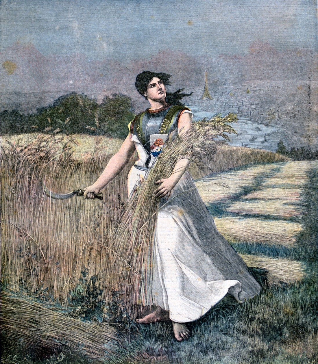 Allegory of France, 1891 av Henri Meyer