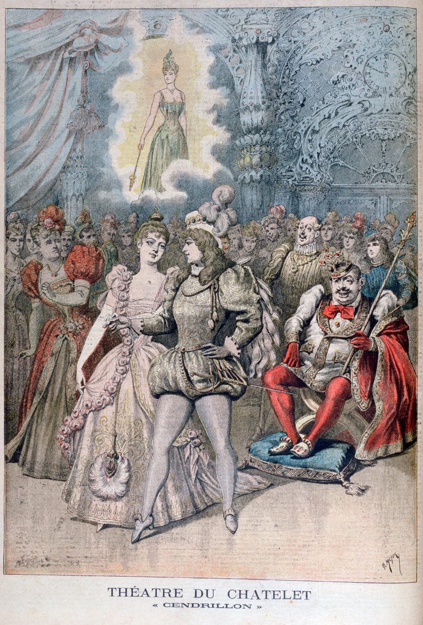 Askepott Askepott, Theatre du Châtelet, Paris, 1895 av Henri Meyer