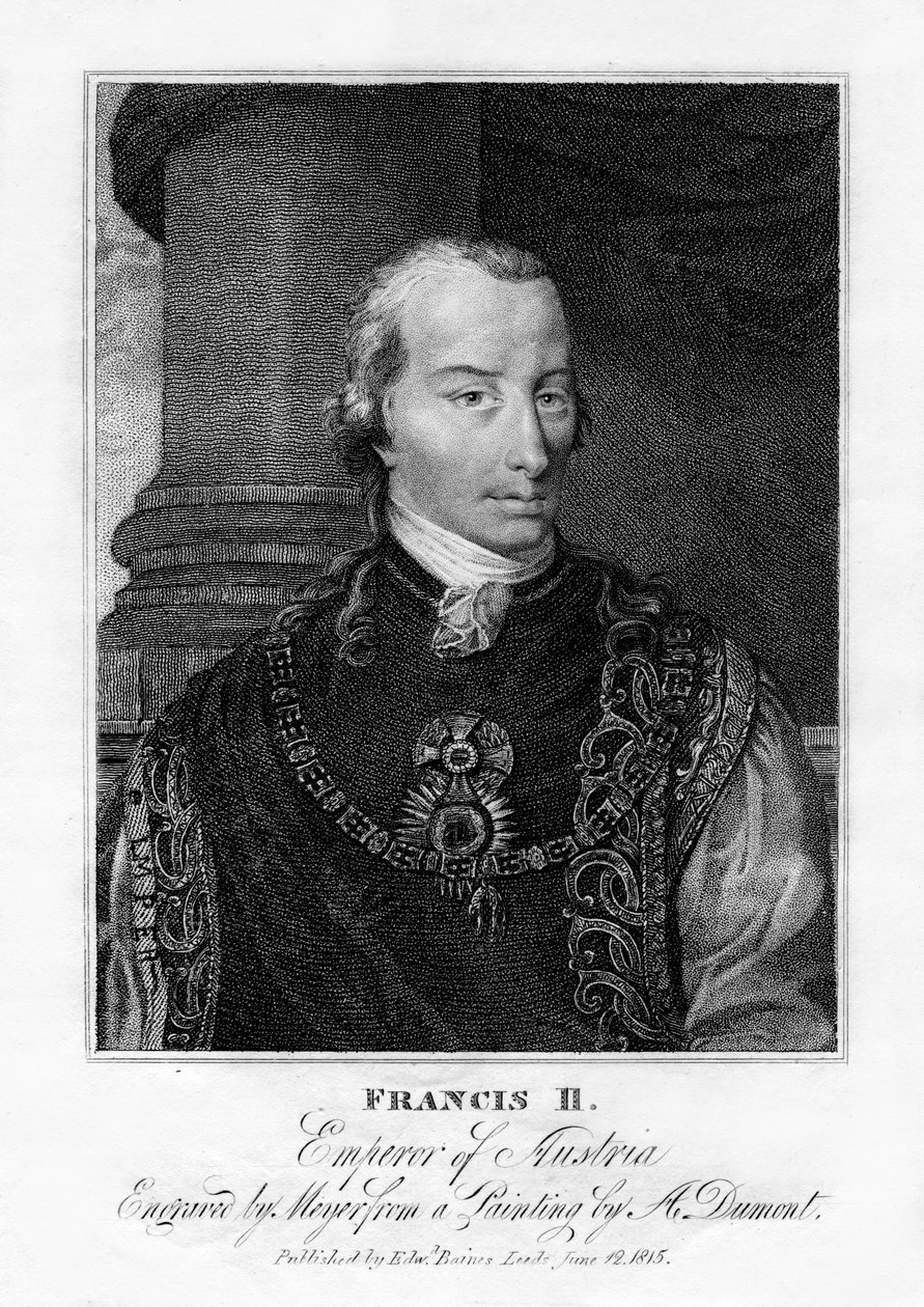Frans II, den hellige romerske keiser, 1815. av Henri Meyer