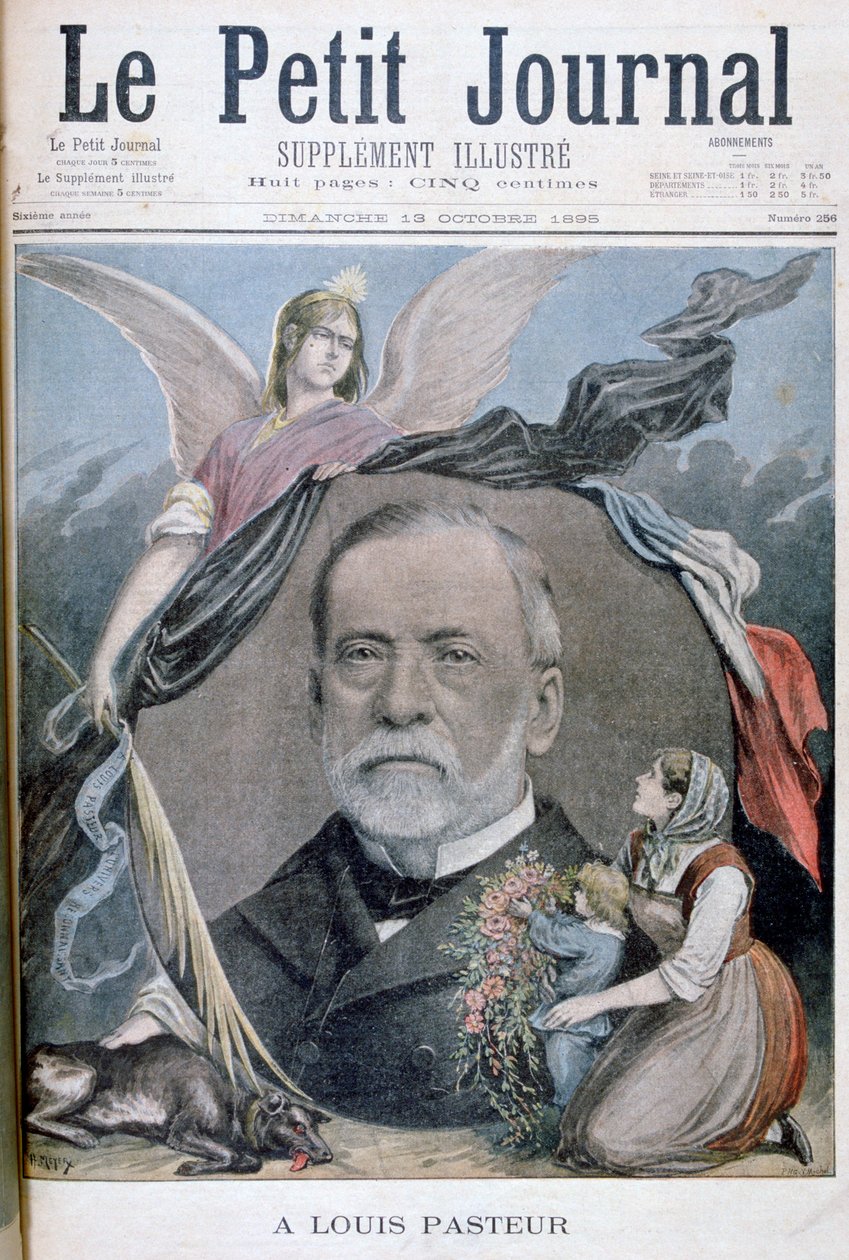 Louis Pasteur , fransk kjemiker, 1895 av Henri Meyer