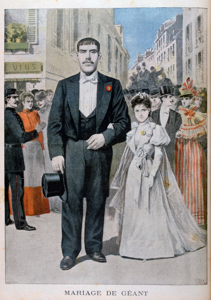 Ekteskapet til en gigant, 1897 av Henri Meyer