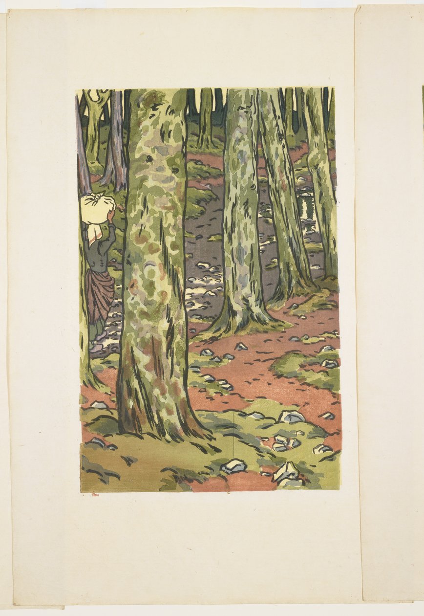 Vasking under trærne, Loguivy av Henri Rivière