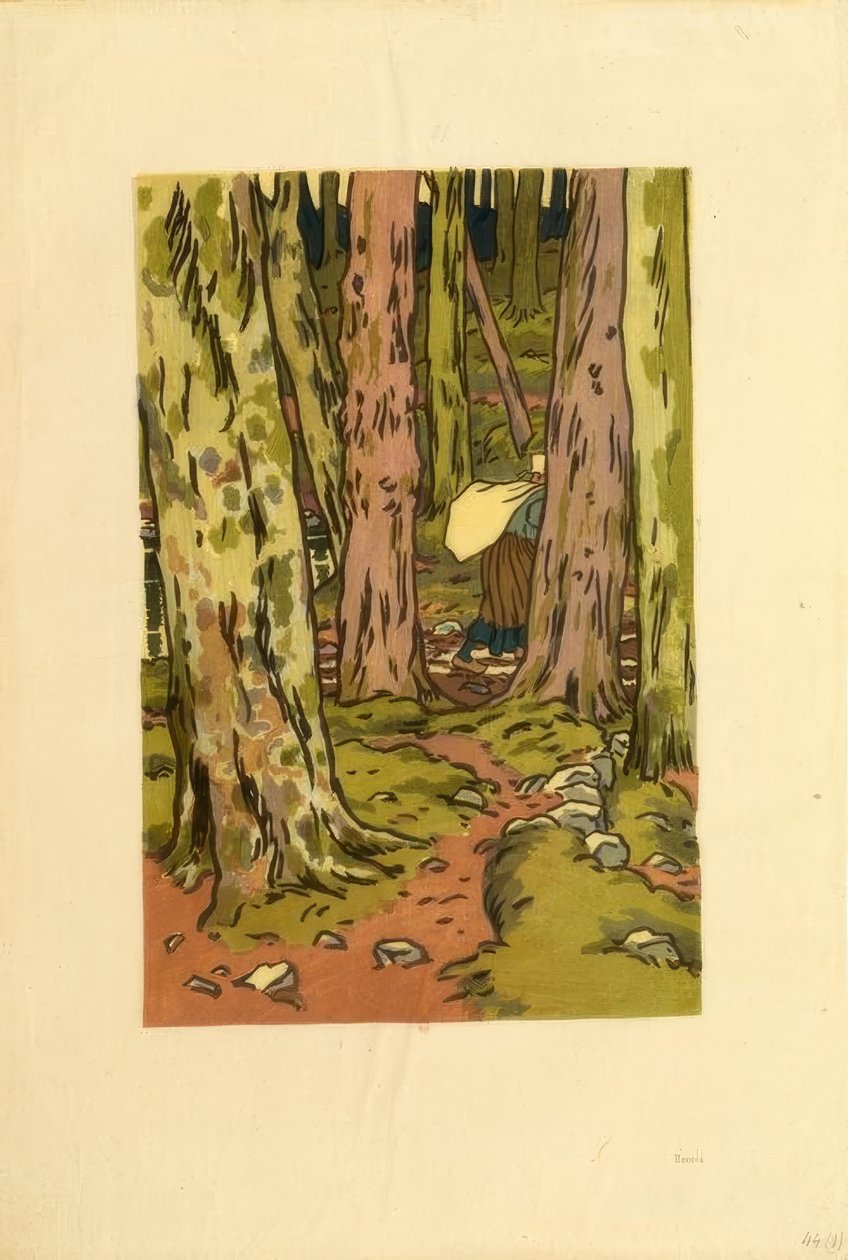 Vaskerom i skogen i Loguivy av Henri Rivière
