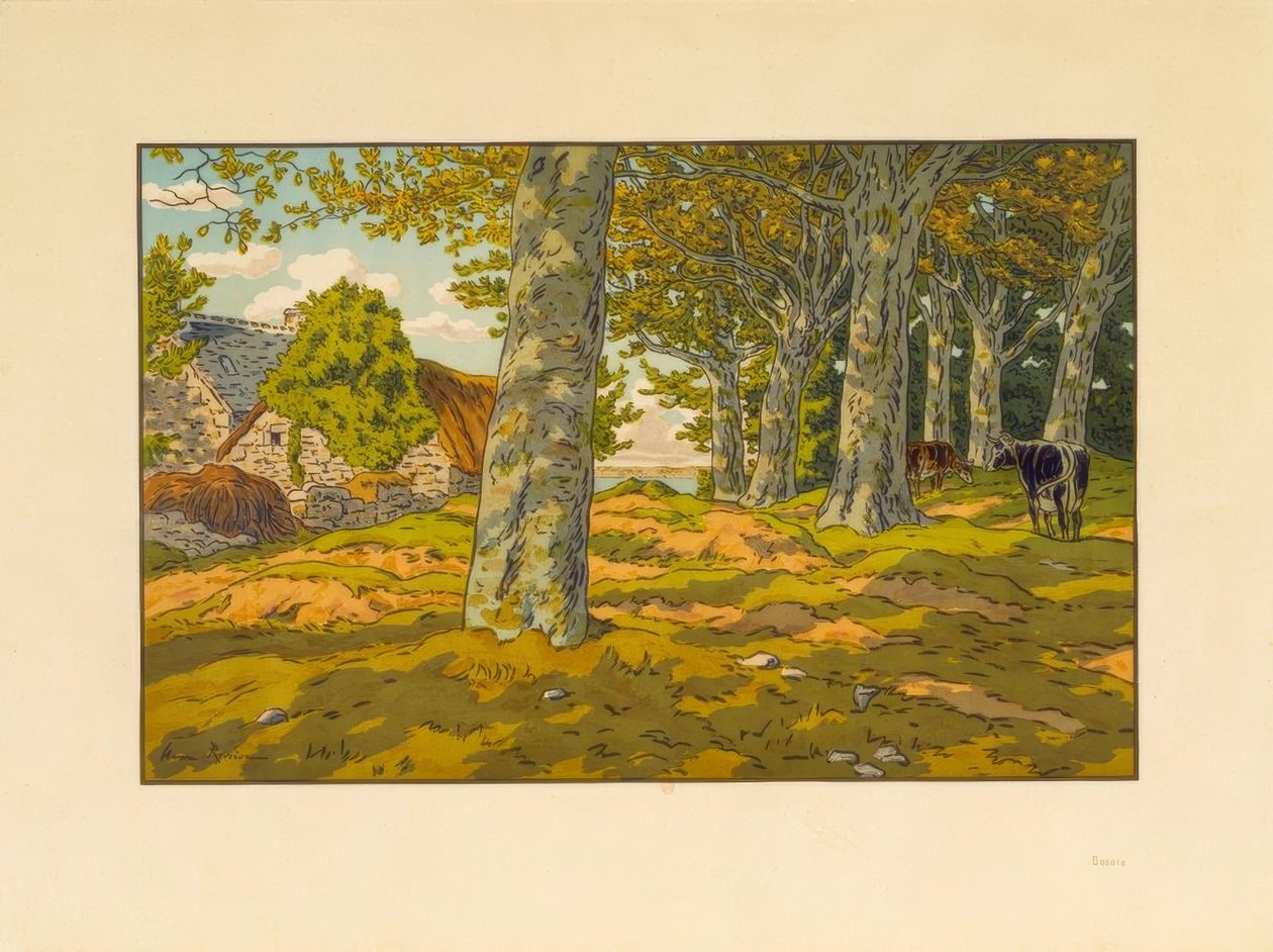 Bøkeskogen i Kerzadern av Henri Rivière