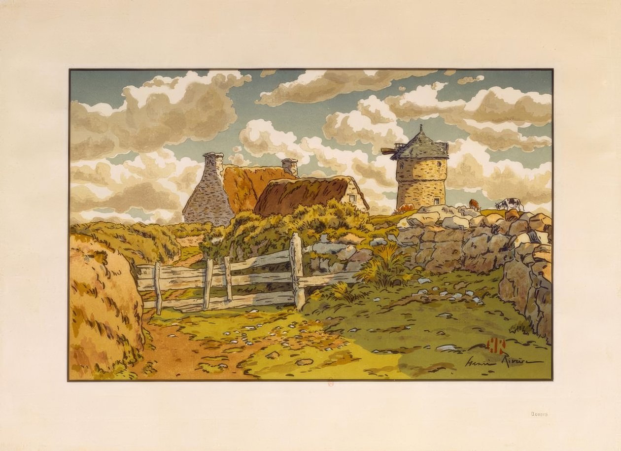 Det gamle bruket i Loguivy av Henri Rivière