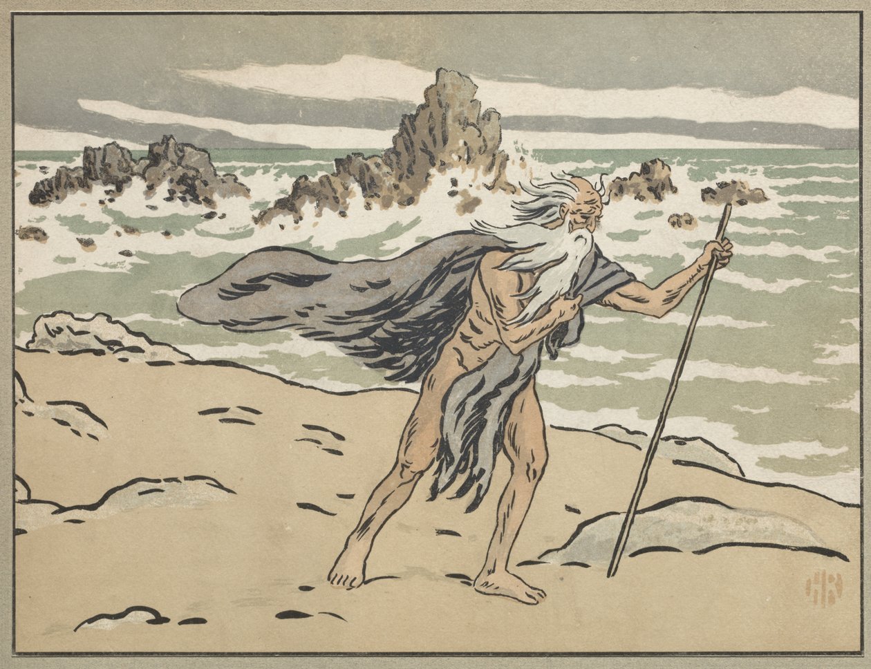 Den vandrende jøden: Cover av Henri Rivière