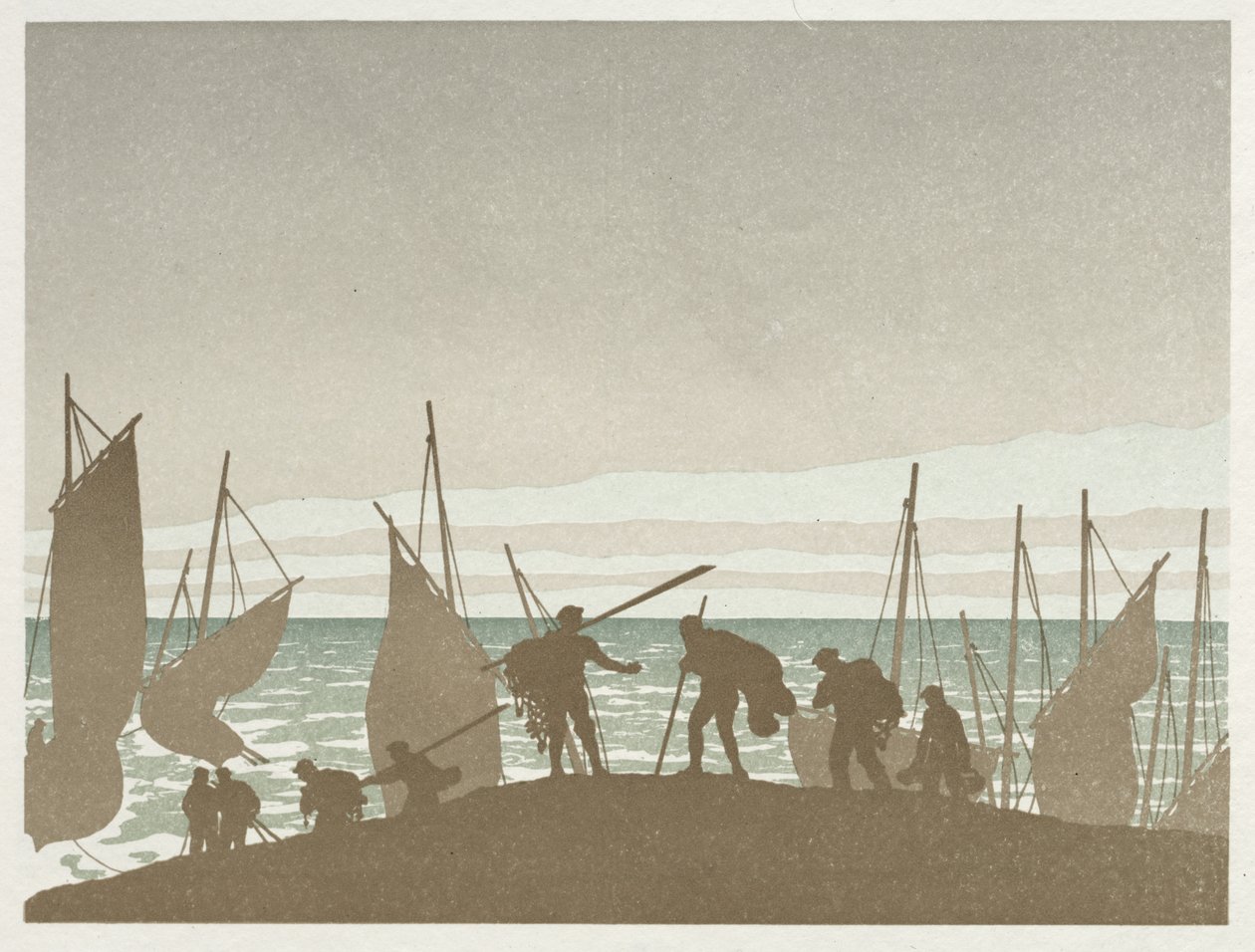 Den vandrende jøden: Fiskerne av Henri Rivière