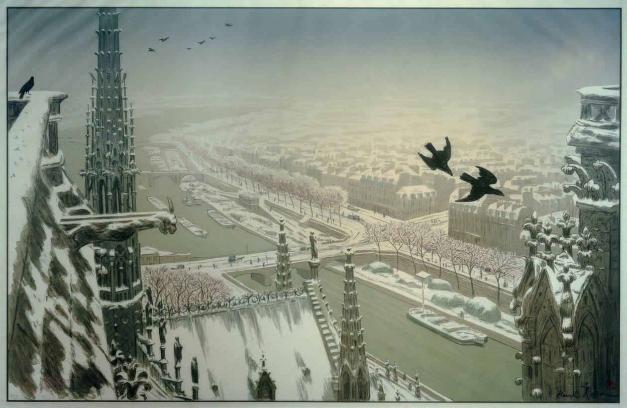 Fra tårnene i Notre-Dame av Henri Rivière