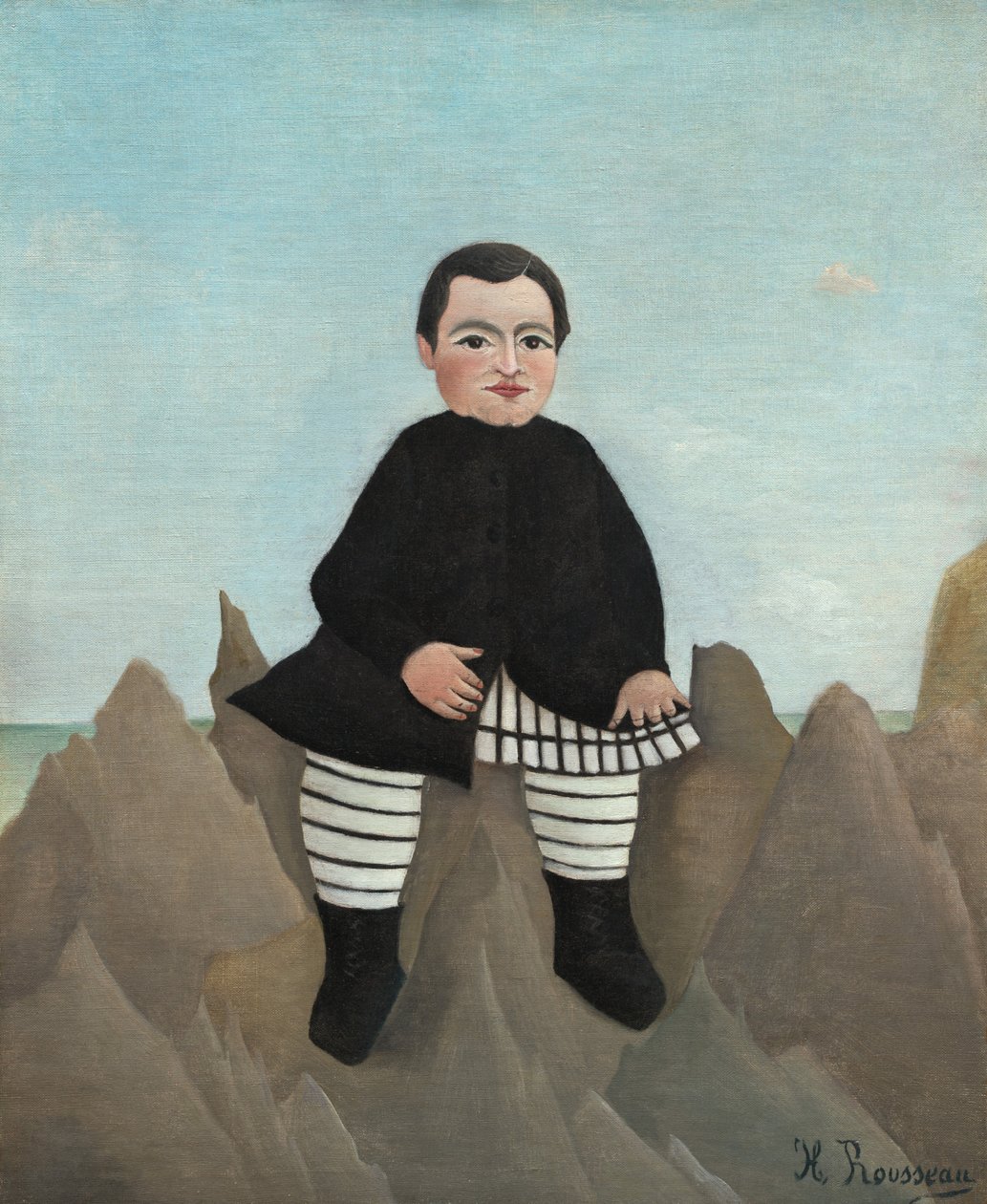 Boy on the Rocks, 18951897. av Henri Rousseau