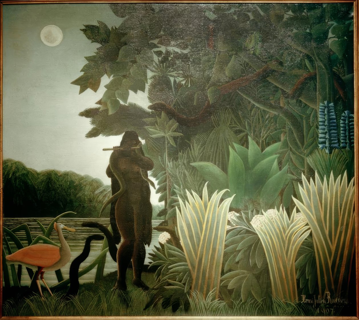 Slangejarmeren av Henri Rousseau