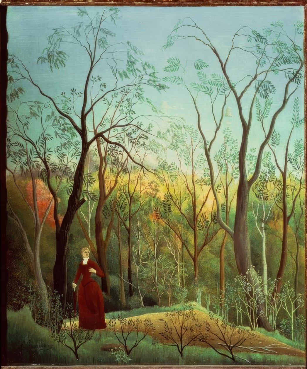 Turen i skogen av Henri Rousseau