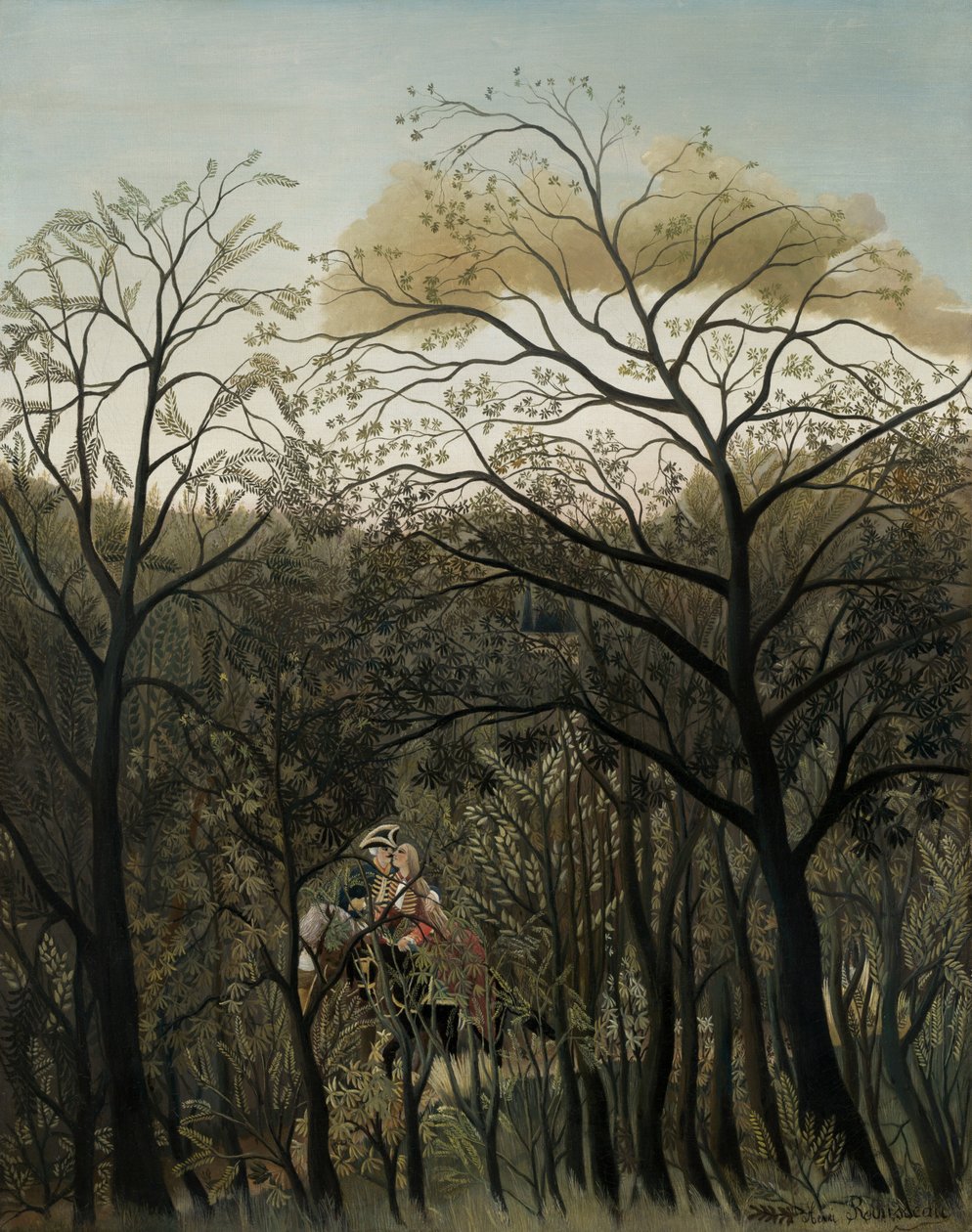 Rendezvous in the Forest, 1889. av Henri Rousseau