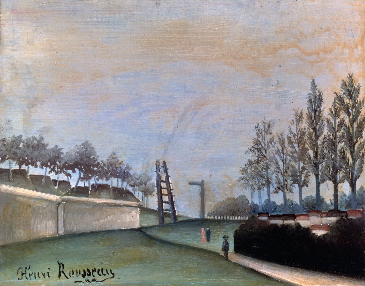 Utsikt over Vanves, 1909. av Henri Rousseau