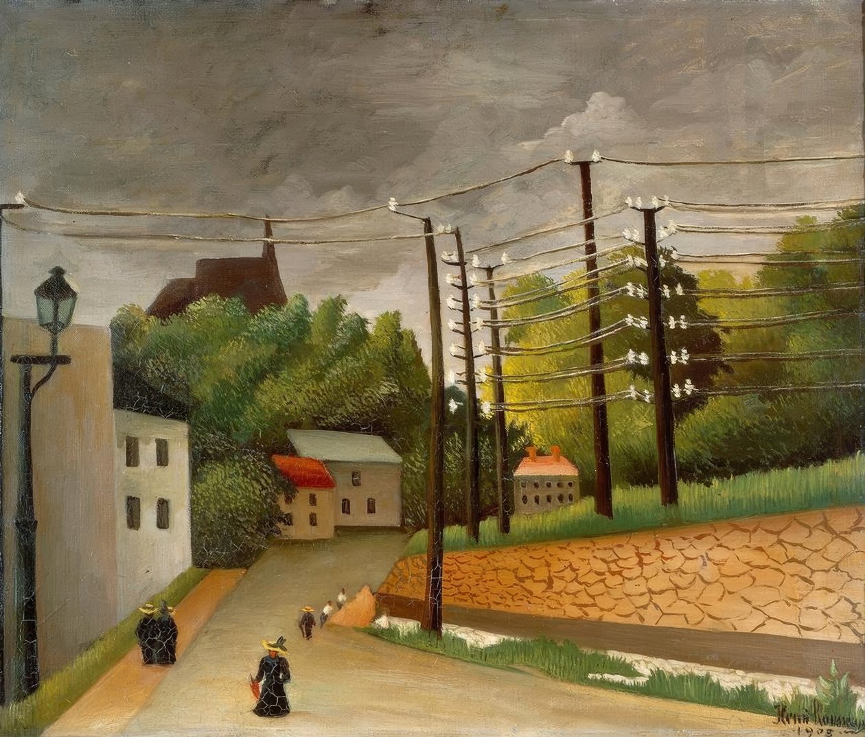 Utsikt over Malakoff av Henri Rousseau