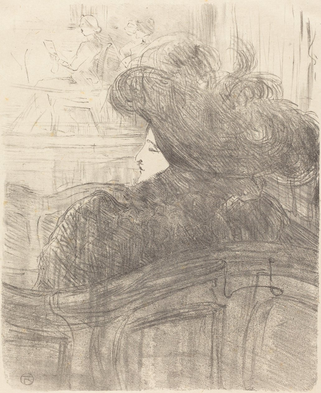 Cleo de Merode av Henri de Toulouse Lautrec