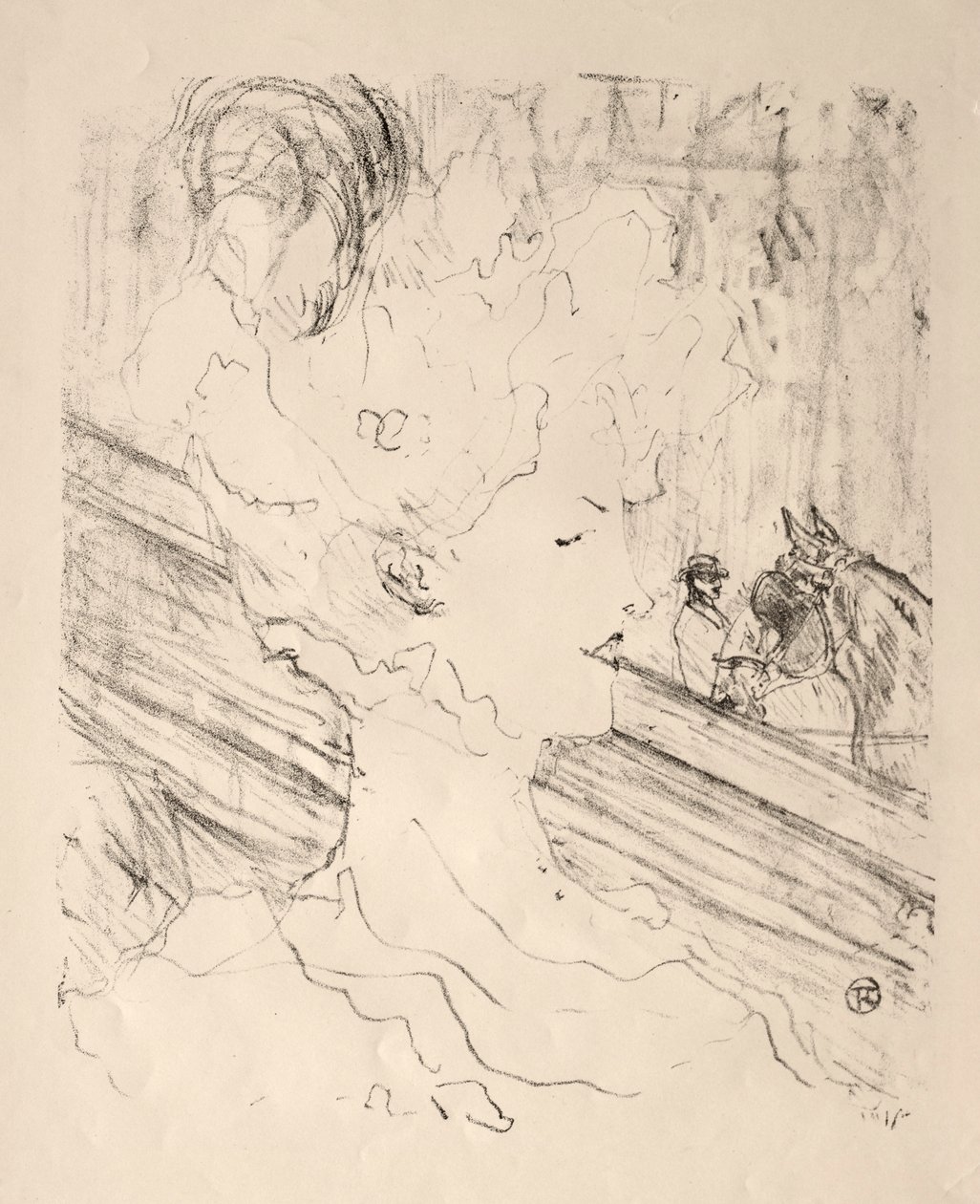 Emilienne dAlençon. av Henri de Toulouse Lautrec