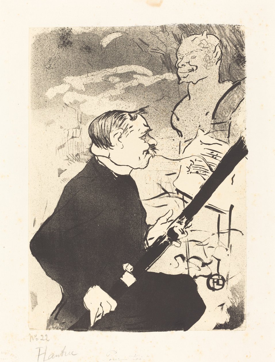 For deg (Pour toi!...) av Henri de Toulouse Lautrec