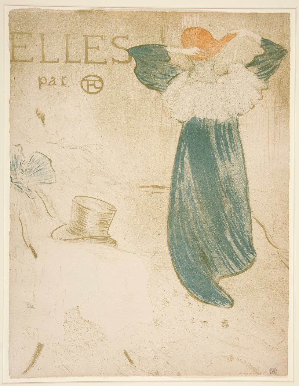 Frontispice for Elles av Henri de Toulouse Lautrec