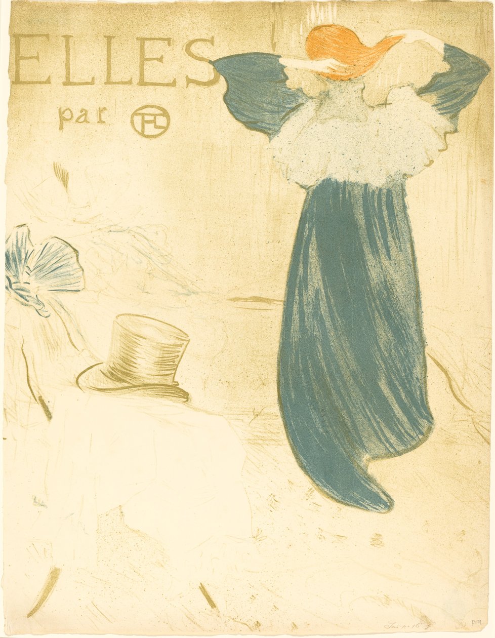 Frontispice for Elles, 1896. av Henri de Toulouse Lautrec