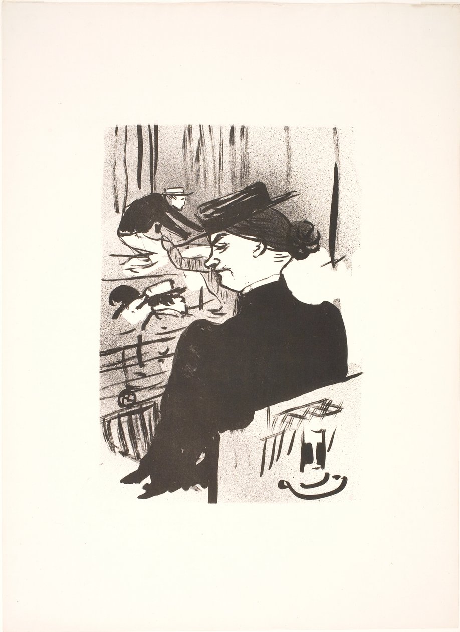En tilskuer av Henri de Toulouse Lautrec