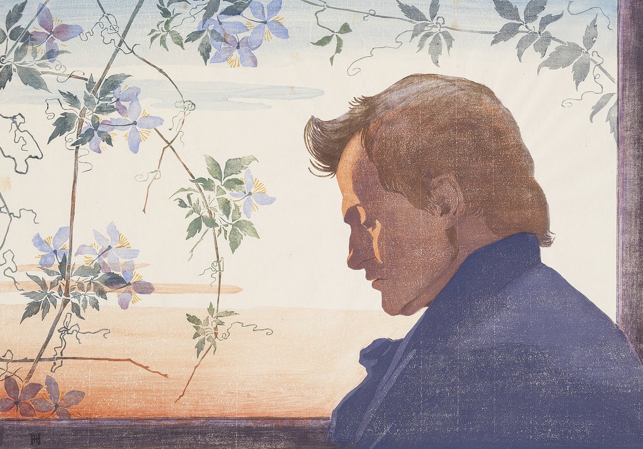 "Kveldsstemning" av Henriette Hahn Brinckmann