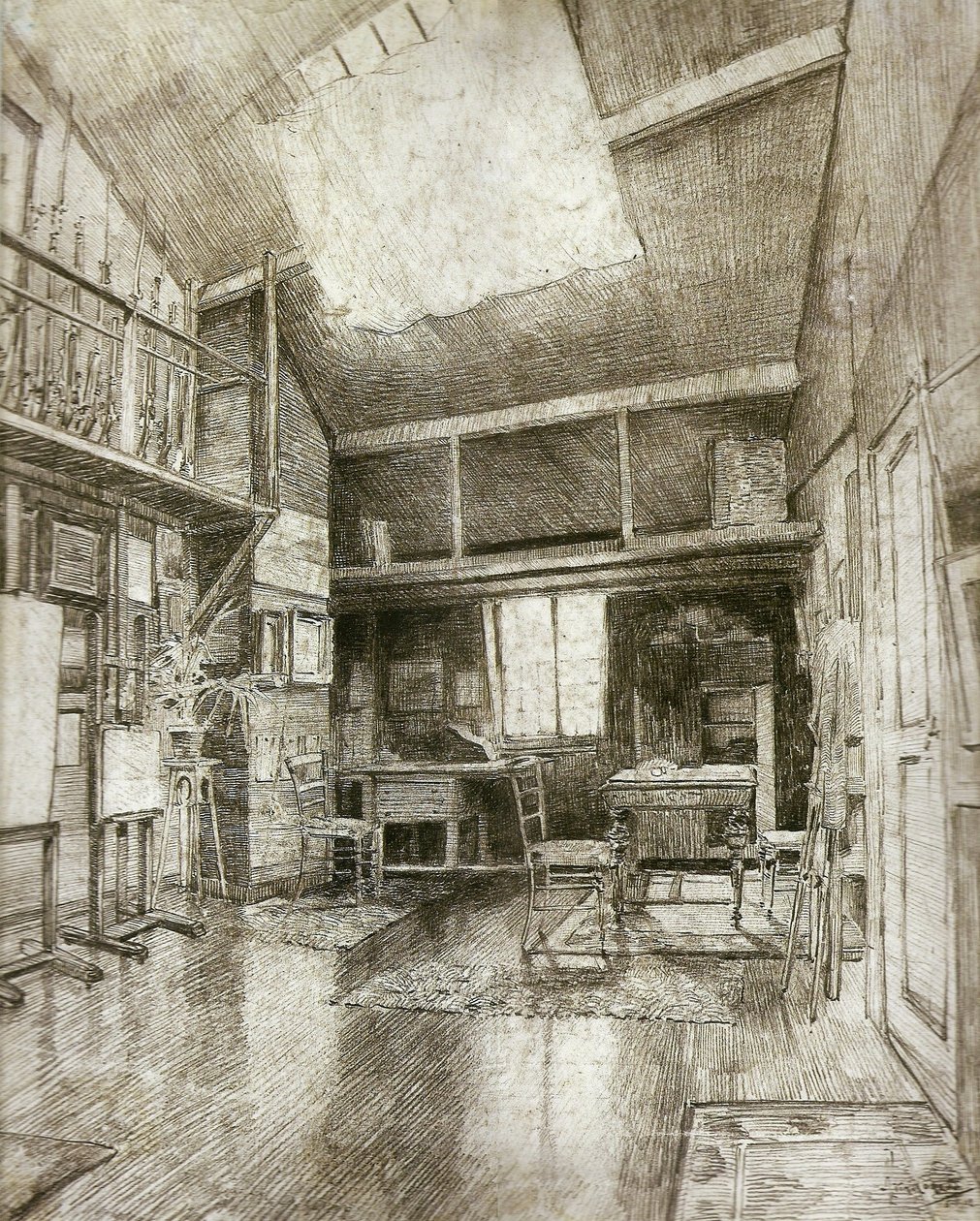 Kunstnerverkstedet i Boitsfort av Henrique Alvim Correa
