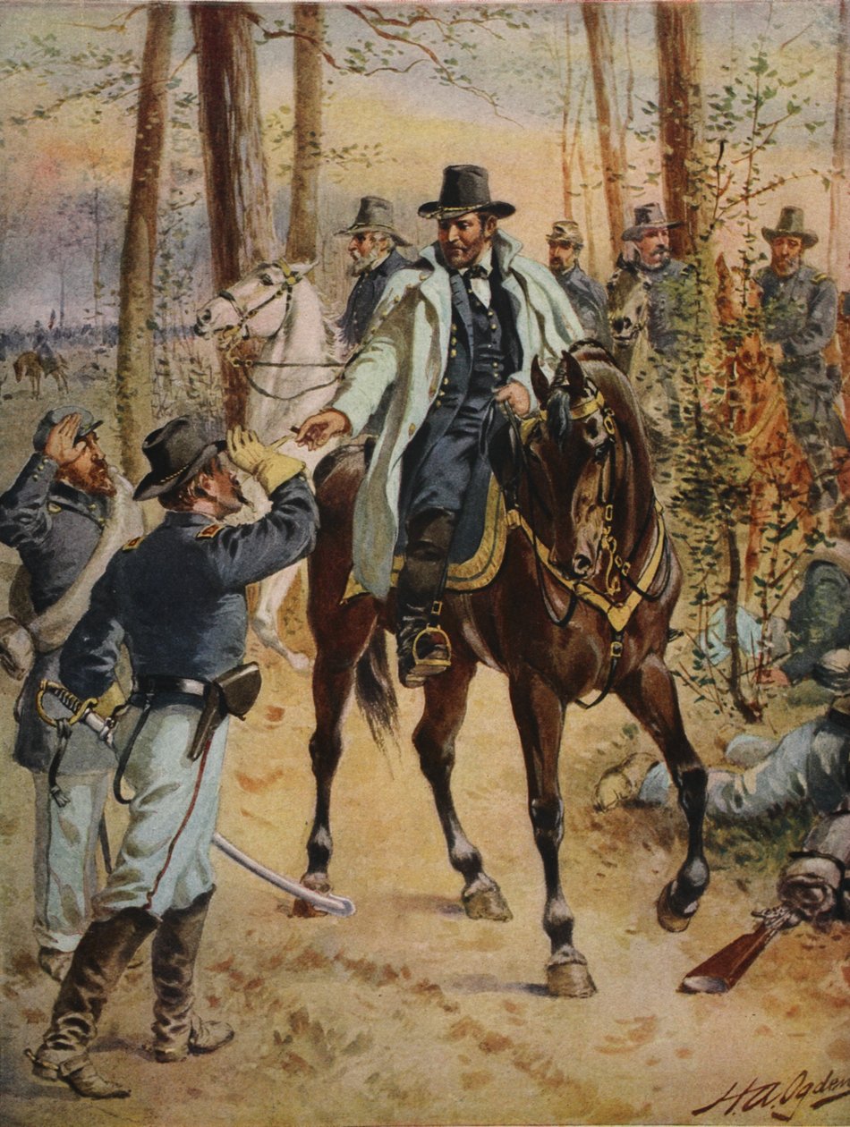 General Grant in the Wilderness Campaign, 5. mai 1864 av Henry Alexander Ogden